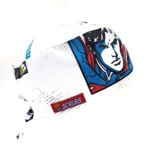 Gorro caballero blanco de super man